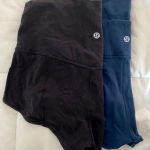 Lululemon shorts size 8 two pair